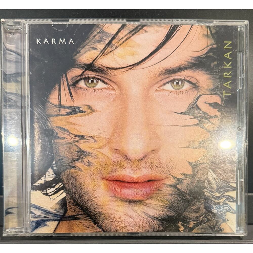 Tarkan Karma Audio CD Turkey 2001 Electronic Rock Istanbul Plak Out Of Print